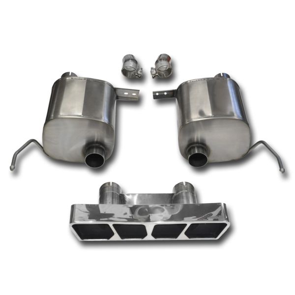3.0 Inch Cat-Back Touring Single Side Exit Exhaust 4.0 Inch Black Tips 14-Present Silverado Sierra 1