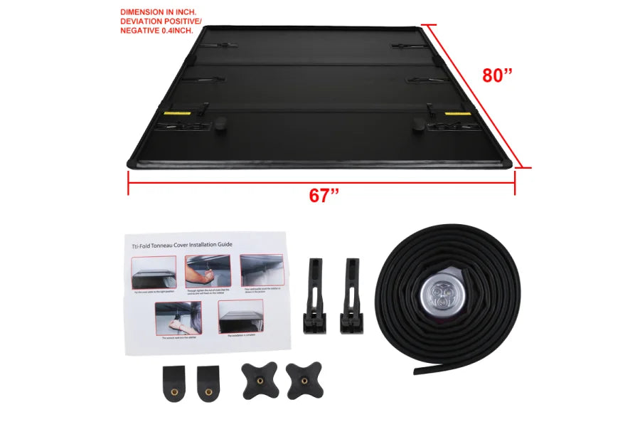 SUPER DUTY 6.5FT BED HARDFOLD TRIFOLD COVER