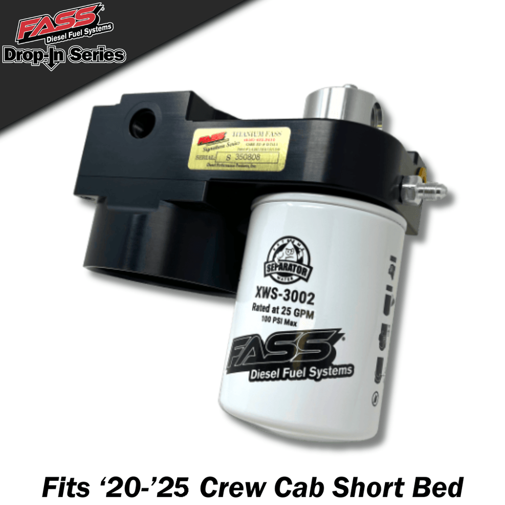 FASS 20-23 Duramax L5P Crew Cab Short Bed Drop-In Series Fuel System