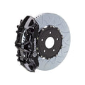 Brembo 15-19 VW Golf R/15-20 Audi S3 Front GT BBK 6 Piston Cast 350x34 2pc Rotor Slotted Type3- Red