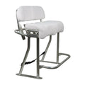 LEANING POST PKG WITH FOOTREST WHIT