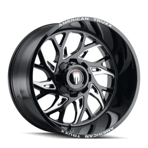 AMERICAN TRUXX DESTINY AT1913 BLACK MILLED 24X14 8-170 -76MM 125.2MM