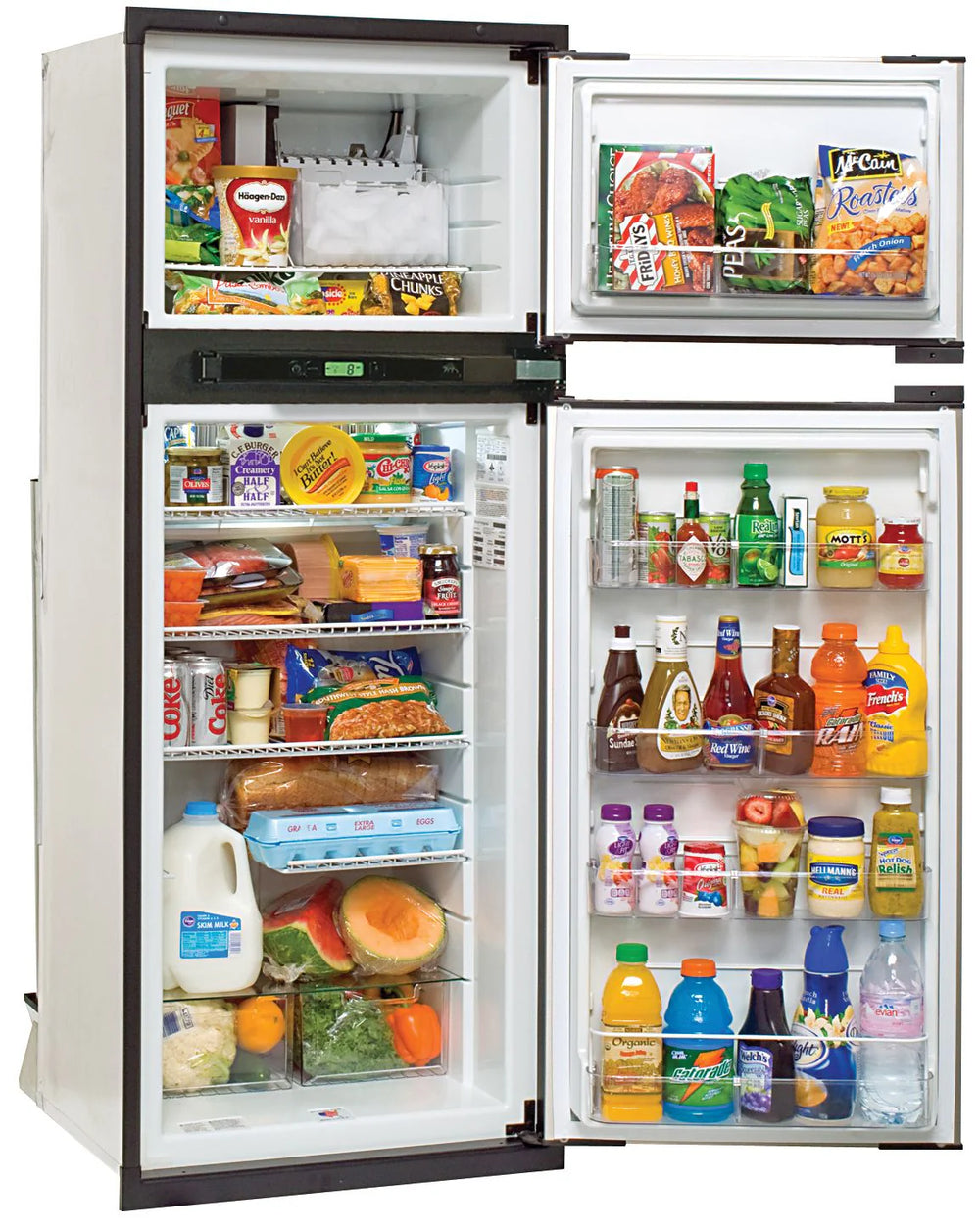 2WAY AC/LP 2DR LH 8FT W/ICEMKR FAN RV REFRIGERATOR