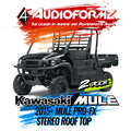 15C KAWASAKI MULE PROFX STEREO TOPS (2DOOR) LEVEL 2