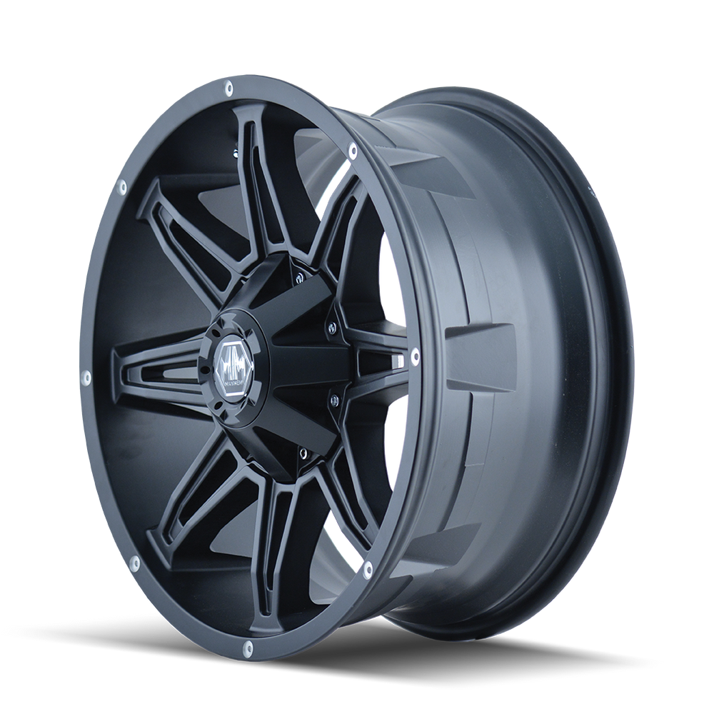 ~(38 lbs. 20X20X10)~ RAMPAGE (8090) MATTE BLACK 18X9 5-150/5-139.7 -12MM 110MM