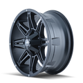~(38 lbs. 20X20X10)~ RAMPAGE (8090) MATTE BLACK 18X9 5-150/5-139.7 -12MM 110MM