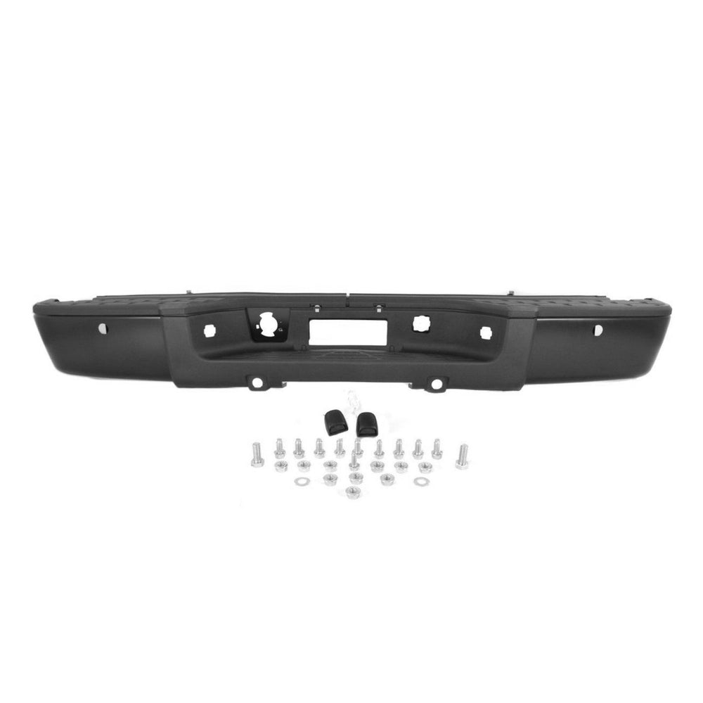 CAPA RR BUMPER ASSEMBLY W/RR OBJECT SENSORS; PRIME CHEVROLET SILVERADO 1500 0713