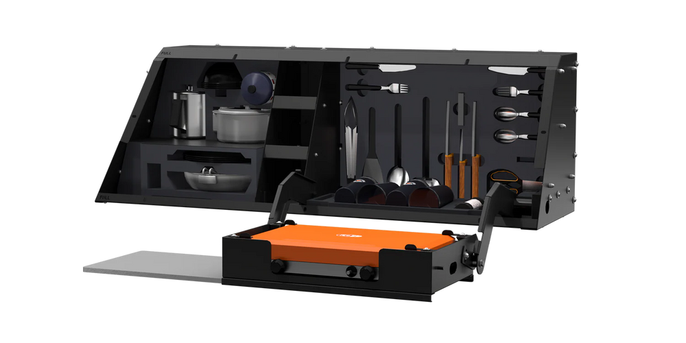 Kitchen-Bin Full-Size EVO EVOa and EVOc Applications 5.5/6.5 Foot Bed Right Side Mount SmartCap For South Africa Produced Caps w/Serial # s ending in MB WH or SA