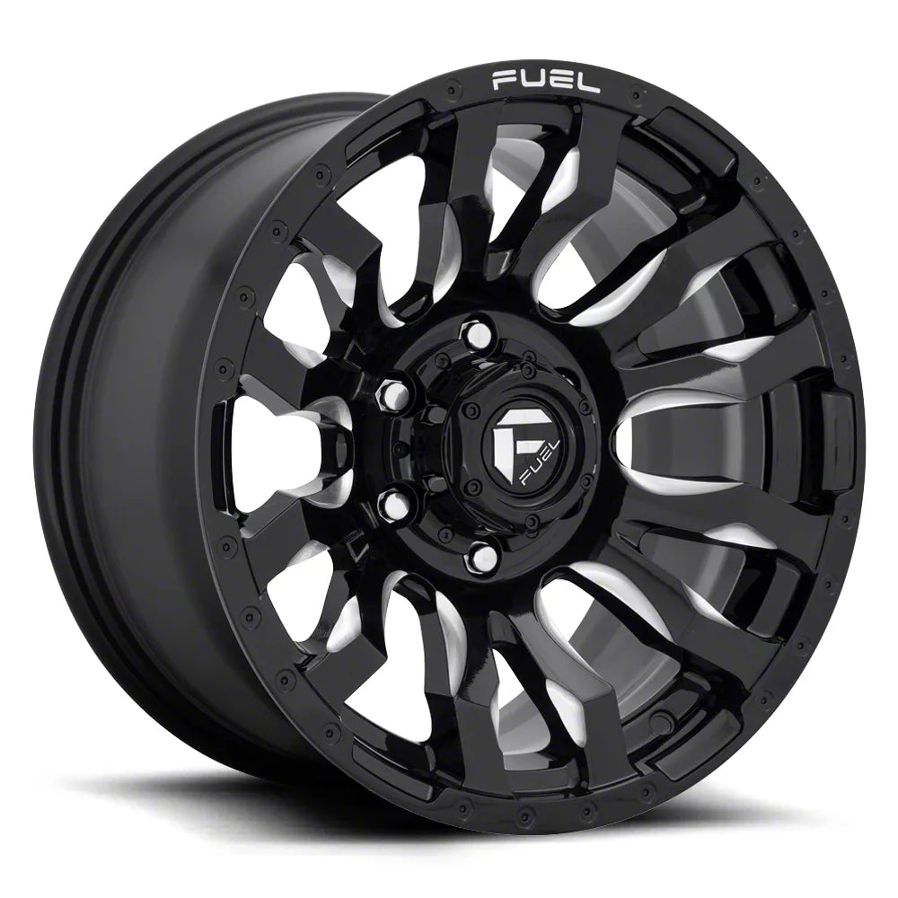 ~(44 lbs. 23X23X12)~ BLITZ 20x9 8x180.00 GLOSS BLACK MILLED (20 mm)