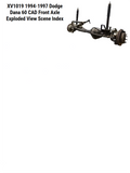 REAR AXLE SHAFT (DANA 60) RH