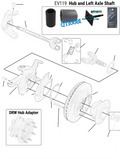 REAR AXLE SHAFT (DANA 60) RH
