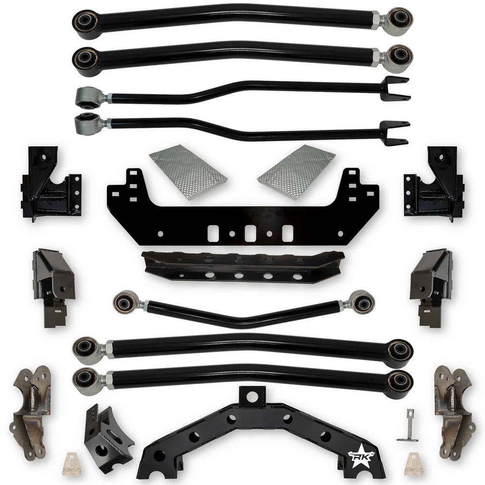 18C WRANGLER JL 2DR/JLU 4DR UPGRADE JL ADVENTUREX LONG ARM FRONT & REAR