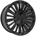 22 IN REPLICA WHEEL FITS CADILLAC ESCALADE CA92 BLACK 22X9
