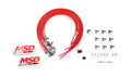 Super Conductor 8.5Mm Spark Plug Wire Set 8 Cylinder 90 Degree Plug/90 Degree Cap For Engines With Late-Model Type (Hei Spark Plug Top) Distributor Caps (Ford Duraspark Or MSD Cap-A-Dapt) MSD Ignition