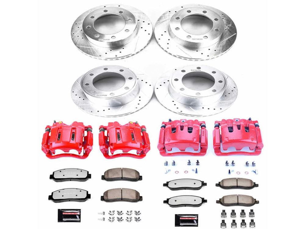 Power Stop 05-07 Ford F-250 Super Duty Z23 Evolution Kit w/ Calipers - Front and Rear