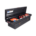SADDLE BOX ALUMINUM FULL STANDARD GUNMETAL GRAY 11.0 CU FT