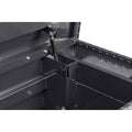SADDLE BOX ALUMINUM FULL STANDARD GUNMETAL GRAY 11.0 CU FT