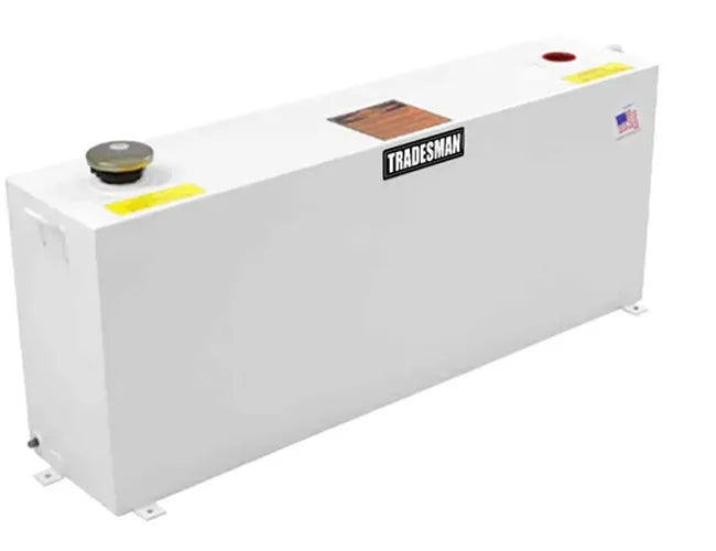 Tradesman Steel Rectangular Liquid Storage Tank (Full Size) - White
