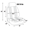 GREY VINYL VW INTERIOR KIT PRO 90 W/HEADREST STYLE