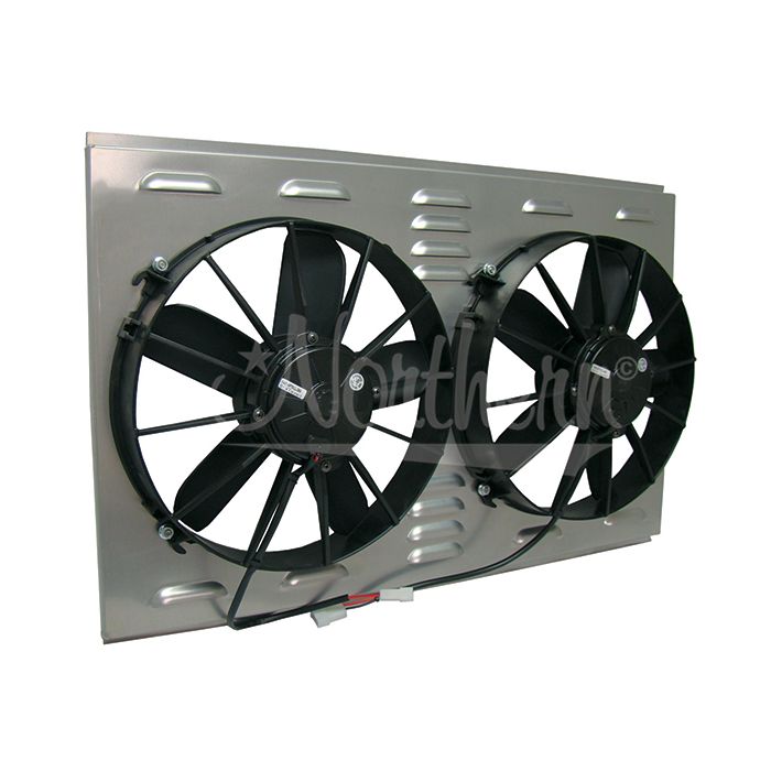 DUAL 12IN HIGH CFM FAN & SHROUD