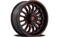 D822 18X7 4X156 GBLK MILLRED 13MM
