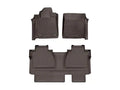 WeatherTech Cocoa Front Rear FloorLiner HP Fits -20-21 Tundra 474081-470939IM