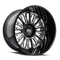 VERTEX (9116) BLACK MILLED