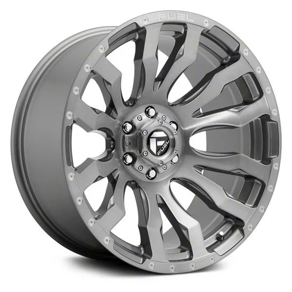 ~(42 lbs. 23X23X13)~ BLITZ PLATINUM 20x10 6x135.00 BRUSHED GUN METAL TINTED CLEAR (-18 mm)