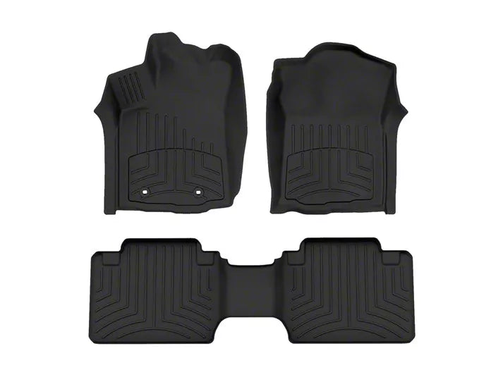 WeatherTech Black Front Rear FloorLiner HP Fits -20-18 Dodge RAM 444781IM-440123IM