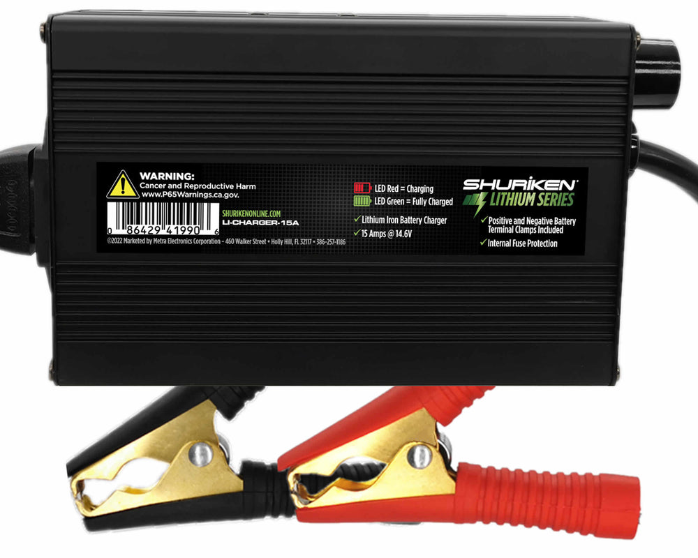 15 AMP LITHIUM BATTERY CHARGER
