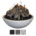 FIRE BOWL 39IN x 13IN (PROPANE) TEEPEE BURNER GRAY