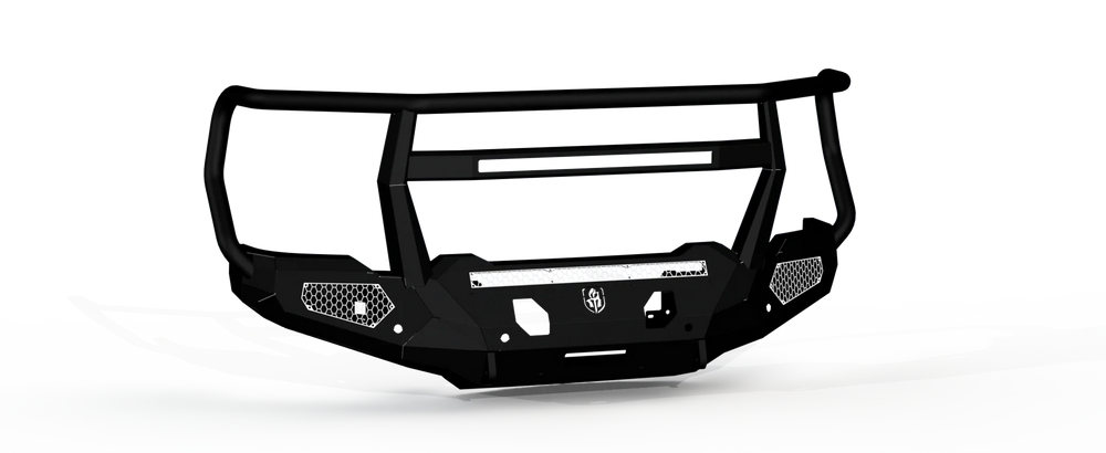 2023 SIERRA 2500/3500 HD EVOLUTION FRONT WINCH BUMPER REAPER GUARD TEXTURE BLACK