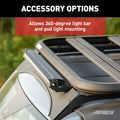 TEXTURED BLACK ALUMINUM PLATFORM RO