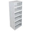 SHELF CUBE TWOSHELF STACKABLE CABINET 17 X 15 X 13IN WHITE STEEL