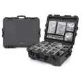 NANUK 945 WATERPROOF HARD CASE W/LID ORG./DIVIDERGRAPHITE INTERIOR: 22 X 17 X 8.2IN