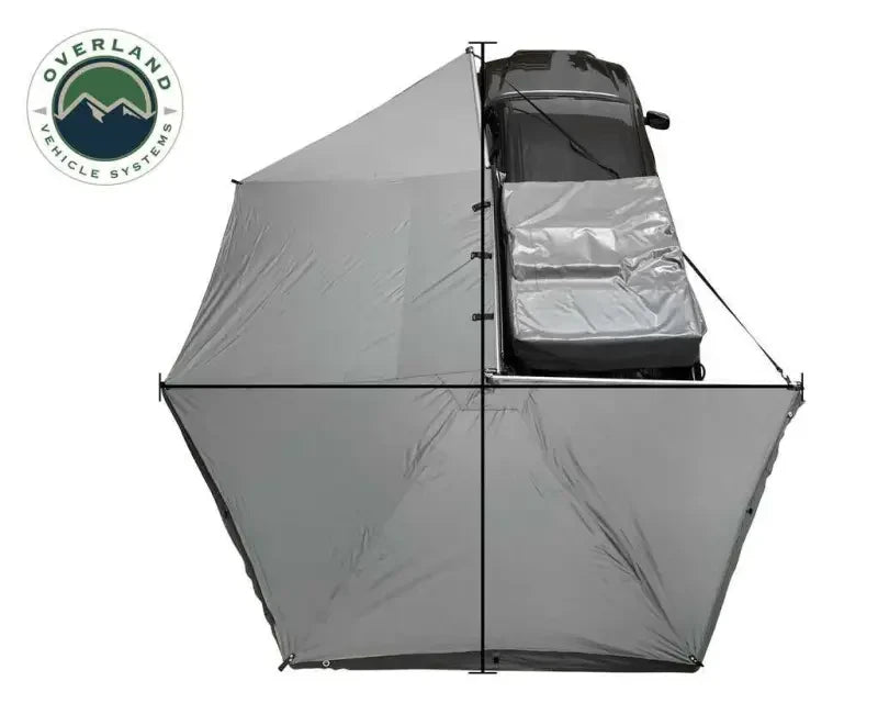 7.5FT XL WINDOW AWNING ROLLER BLACK SOLID