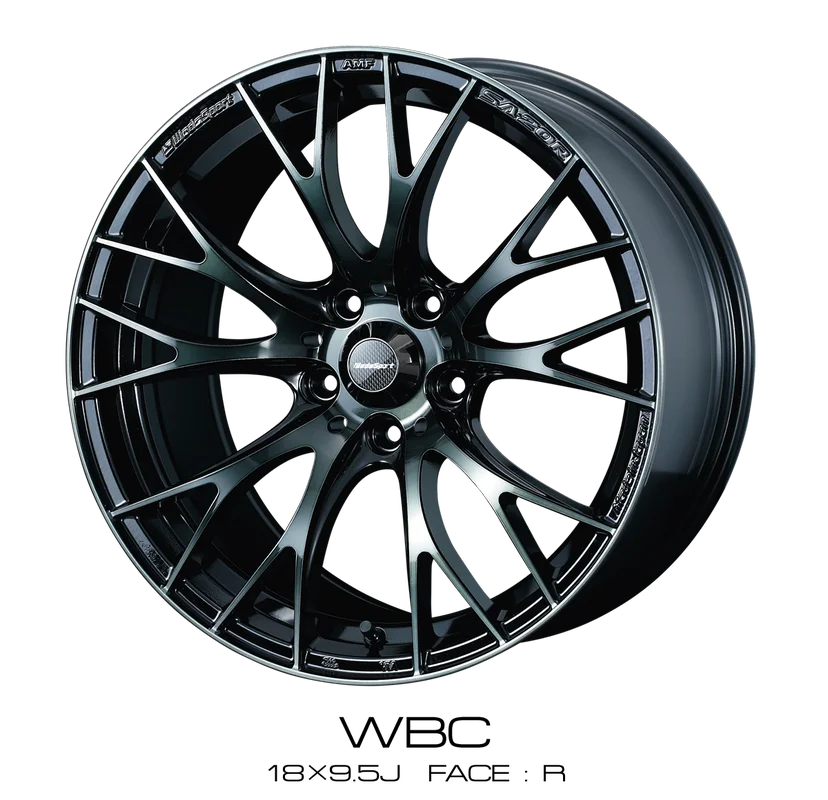 WedsSport SA35R 18X8.5 35 5X114.3 BLC-2