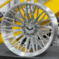 Vossen VFX-04 20x10 - 6x135 - ET18 - Super Deep - 87.1 - Brushed Gloss Clear Wheel