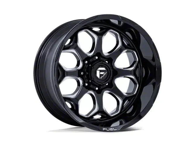 D862 22X10 8X180 G-BLK MILL -18MM