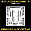 Rock Krawler 2018+ Jeep Wrangler JL 2DR 3.5in Adventure-X Pro Long Arm Suspension - Stage 1