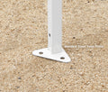 ECLIPSE 15FT(4.5M) STL SHELTER WHITE FRAME & STEEL GRAY TOP