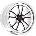 Weld S70 18x11 / 5x4.75 BP / 7.6in. BS Black Wheel (High Pad) - Non-Beadlock