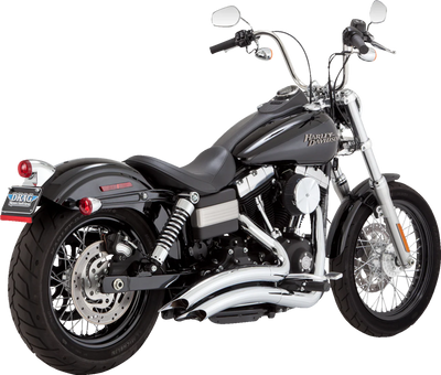 Vance & Hines HD Dyna 06-09 Big Radius 2-2 Chrome Full System Exhaust