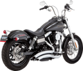 Vance & Hines HD Dyna 06-09 Big Radius 2-2 Chrome Full System Exhaust