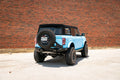 21C BRONCO STEALTH REAR NON WINCH BUMPER TIRE CARRIER TEXTURE BLACK