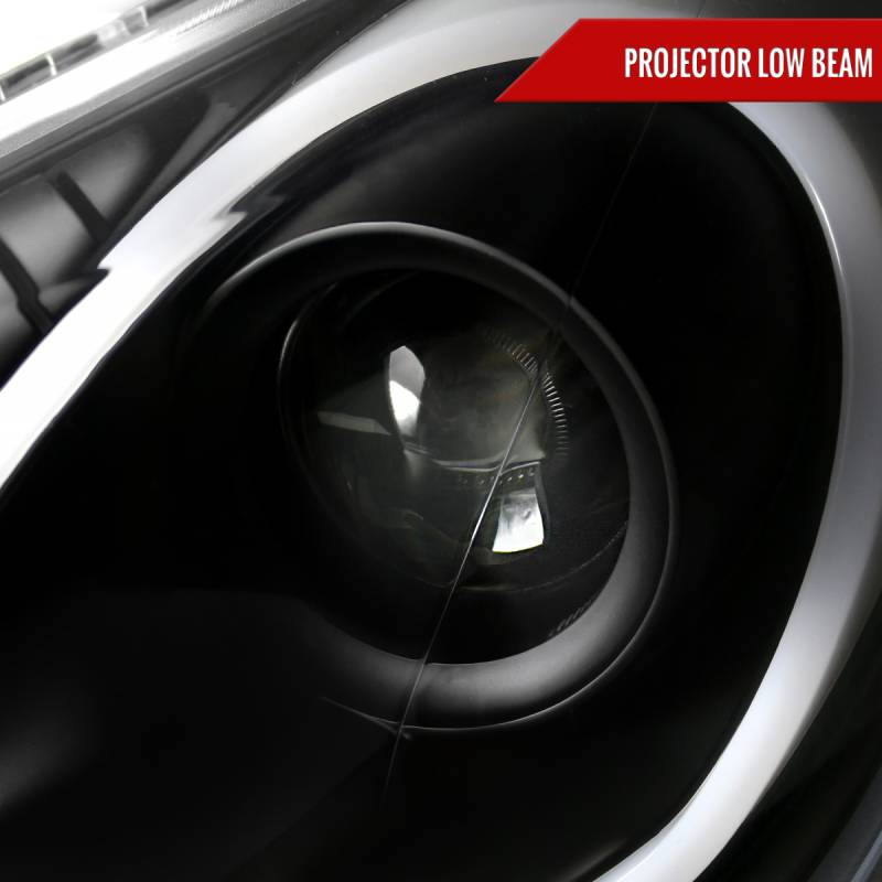 PROJECTOR HEADLIGHTS BLACK HOUSING