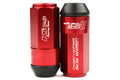 Project Kics Leggdura Racing Shell Type Lug Nut 53mm Closed-End Look 16 Pcs + 4 Locks 12X1.25 Red