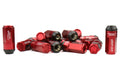 Project Kics Leggdura Racing Shell Type Lug Nut 53mm Closed-End Look 16 Pcs + 4 Locks 12X1.25 Red