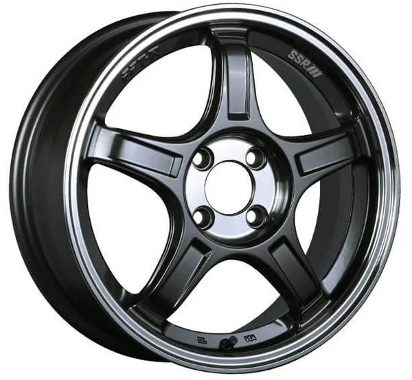 SSR GTX03 17x7 42 4x100 Black Graphite