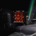 LED Light Pods D-XL Amber PRO Pair Surface Mount Brackets and Hardware Vibration Dampeners Wire Harness & Switch Rigid Industries